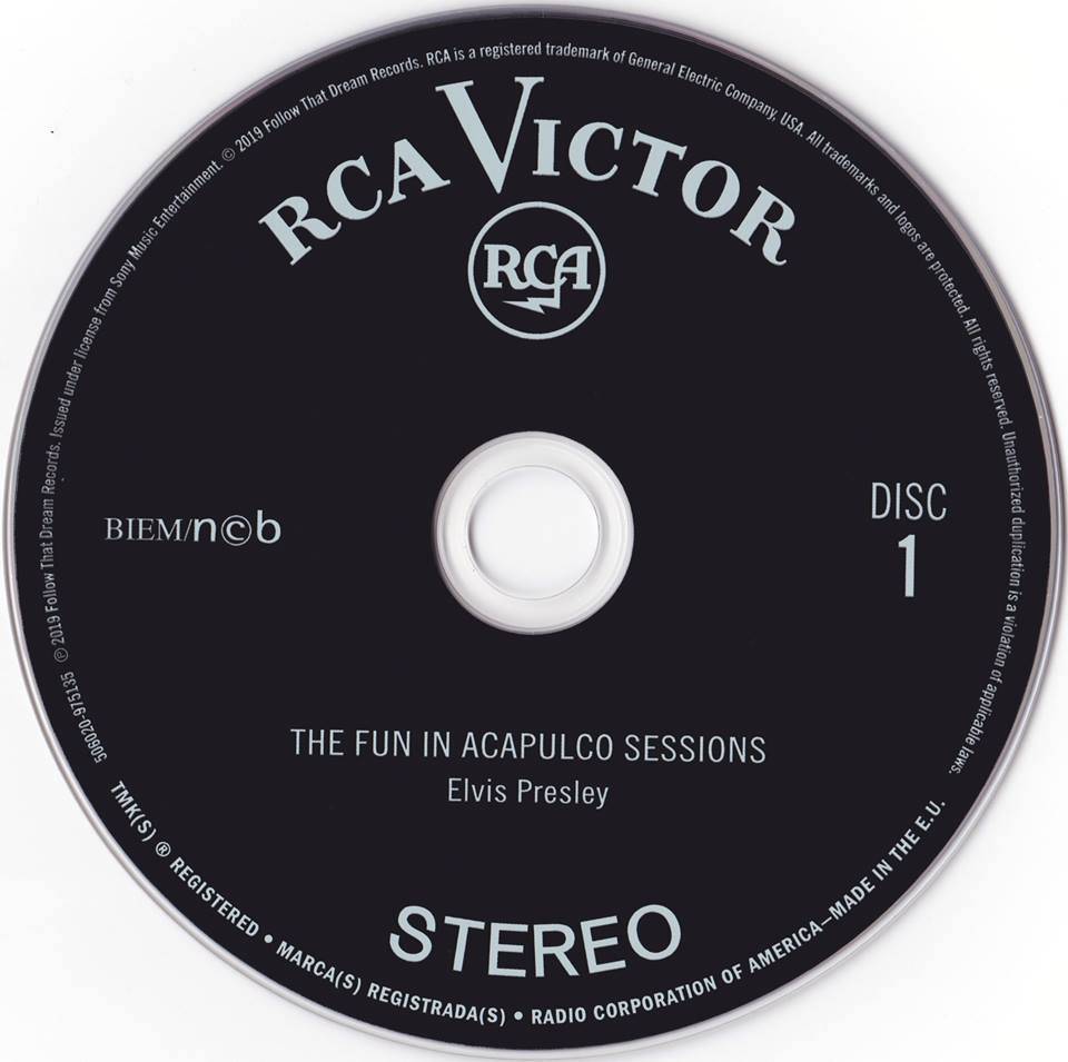 Elvis Presley The Fun In Acapulco Sessions : CD1